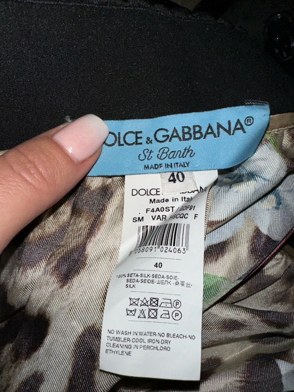 Dolce & Gabbana Leopard Print Silk Skirt limited edition St. Barth size 40 - Picture 6 of 6